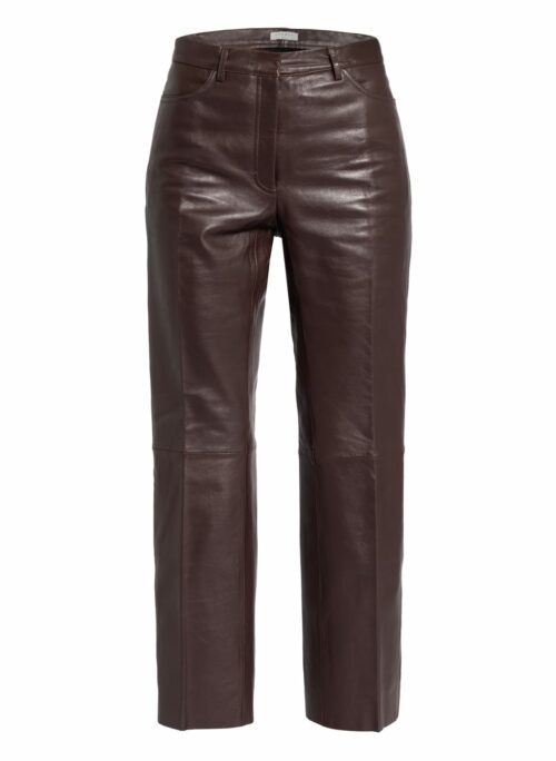 Sandro 7/8-Lederhose Damen, Braun