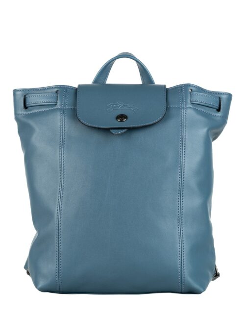 LONGCHAMP Le Pliage Cuir Rucksack, Blau