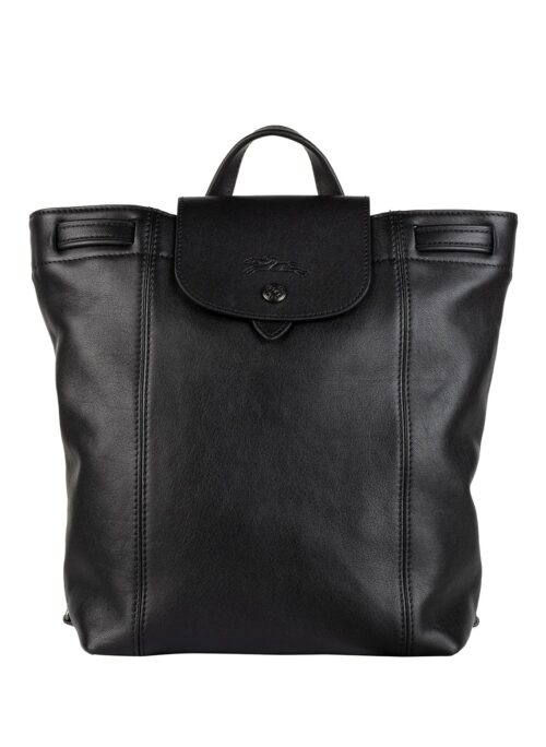 LONGCHAMP Le Pliage Cuir Rucksack, Schwarz