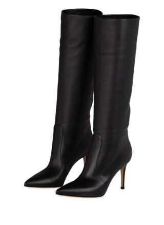 Gianvito Rossi Stiefel, Lederstiefel, Schwarz