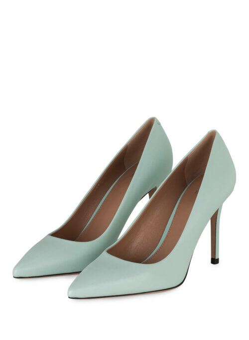 BOSS Eddie Pumps aus Leder, Blau