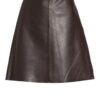 WEEKEND MaxMara Tiro Lederrock, Braun