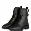 Michael Kors Ridley Ankle Biker Boots, Schwarz