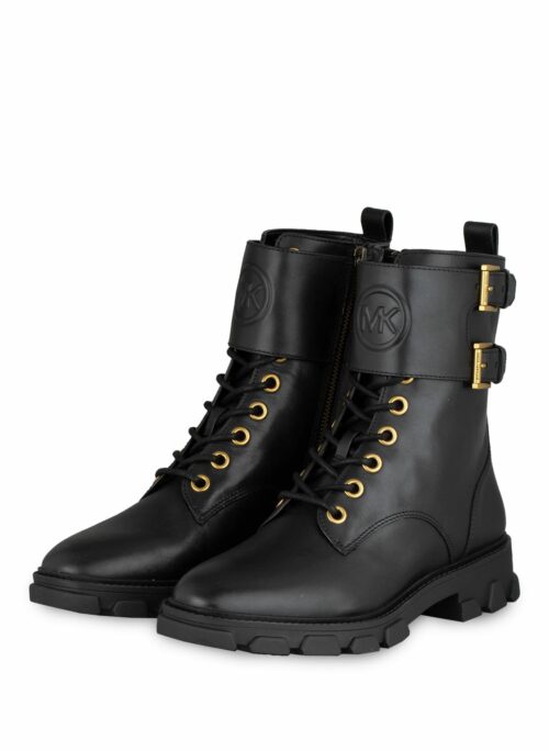 Michael Kors Ridley Ankle Biker Boots, Schwarz