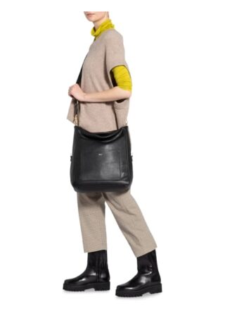 Abro Alcina Hobo-Bag, Schwarz