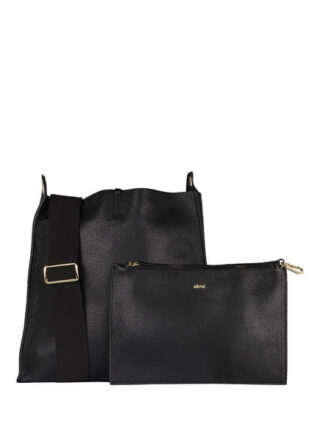 Abro Shopper mit Pouch, Schwarz