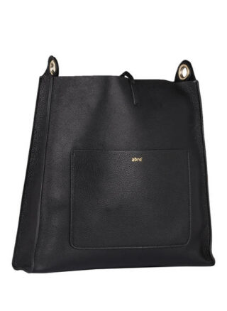 Abro Shopper mit Pouch, Schwarz