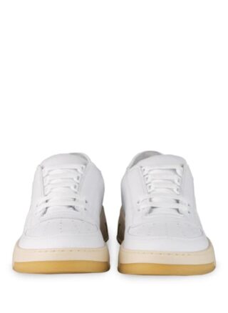 Acne Studios Leder-Sneaker, Weiss