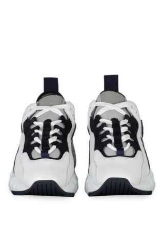 Acne Studios Manhattan Leder-Sneaker, Weiss