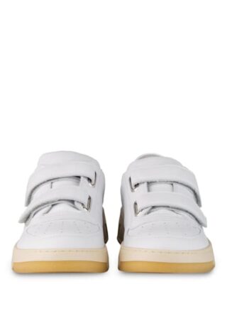 Acne Studios Steffey Leder-Sneaker, Weiss