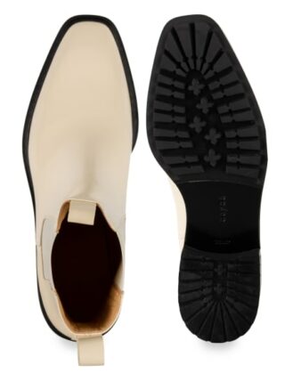 Aeyde Chelsea-Boots, Weiss
