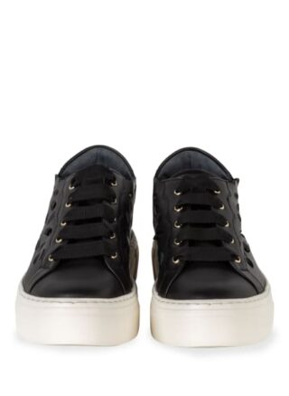 Agl Attilio Giusti Leombruni Mandi Leder-Sneaker, Schwarz