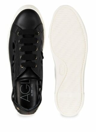Agl Attilio Giusti Leombruni Mandi Leder-Sneaker, Schwarz