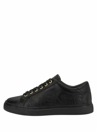 Aigner Diane 23a Leder Sneaker, Schwarz