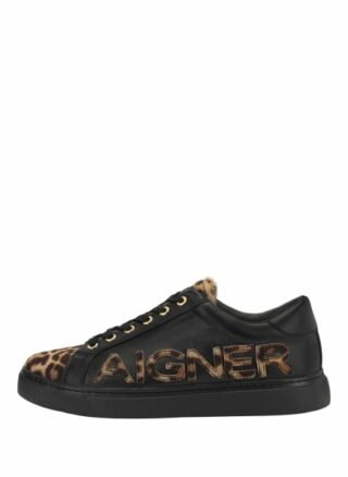 Aigner Diane 23c Leder-Sneaker, Schwarz