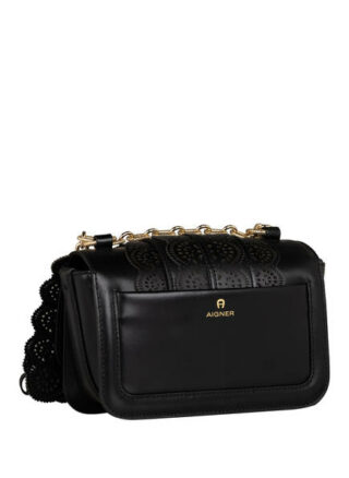 Aigner Lacy S Umhängetasche, Schwarz