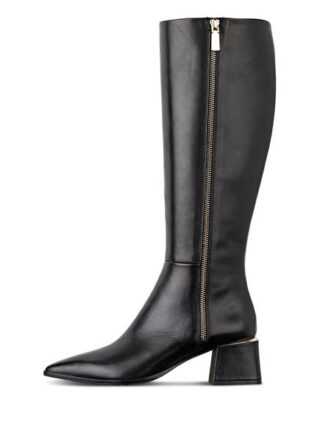 Aigner Olivia Lederstiefel, Schwarz