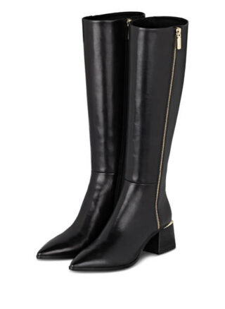 Aigner Olivia Lederstiefel, Schwarz