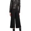 All Saints Dalby Lederjacke, Schwarz