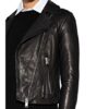 All Saints Dalby Lederjacke, Schwarz