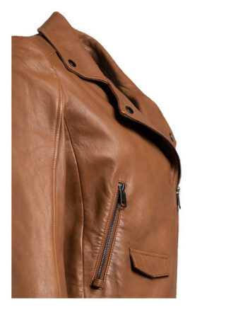 BOSS Jareca Lederjacke, Braun