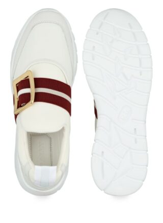 Bally Brinelle Plateau-Sneaker, Weiss