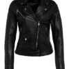 Be Edgy Befrances Lederjacke, Schwarz