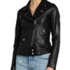 Be Edgy Befrances Lederjacke, Schwarz