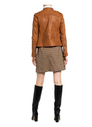 Be Edgy Benika Lederjacke, Braun