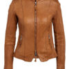 Be Edgy Benika Lederjacke, Braun