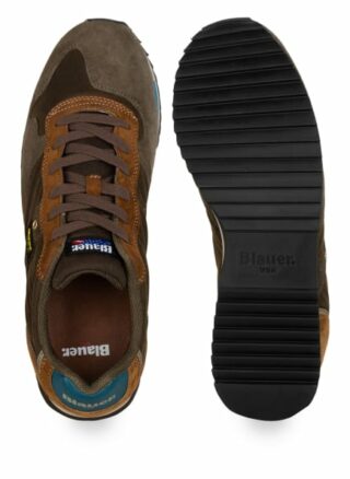 Blauer Queens Sneaker, Braun