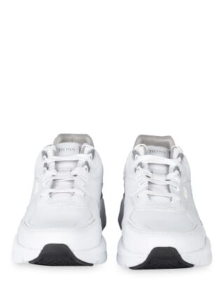 Boss Ardical Runn Leder Sneaker, Weiss