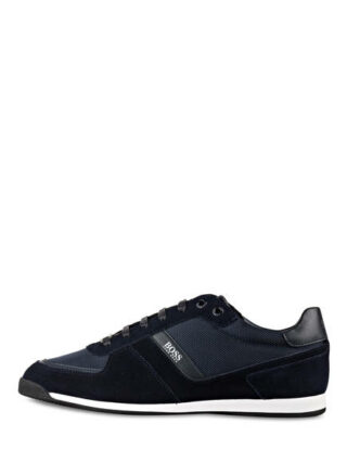 Boss Glaze Sneaker Herren, Blau
