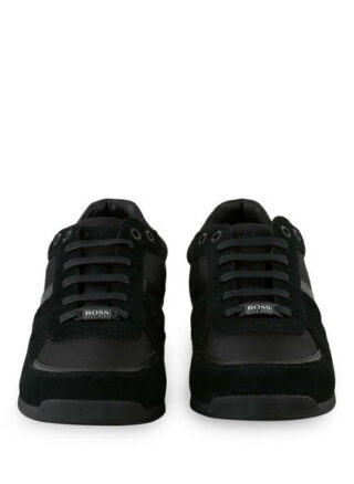 Boss Glaze Sneaker Herren, Schwarz