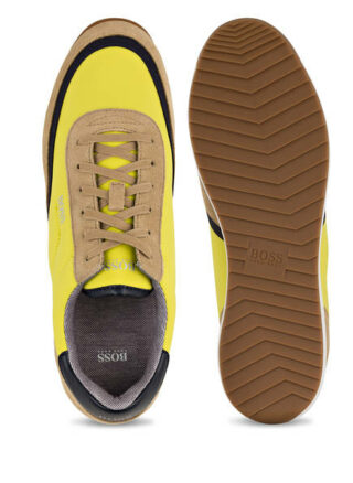 Boss Sonic Runn Sneaker, Gelb