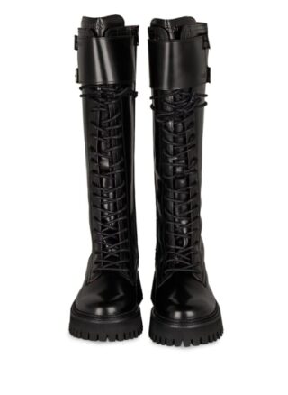 Bronx Lederstiefel, Schwarz