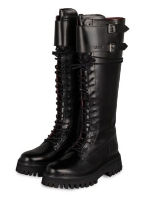 Bronx Lederstiefel, Schwarz