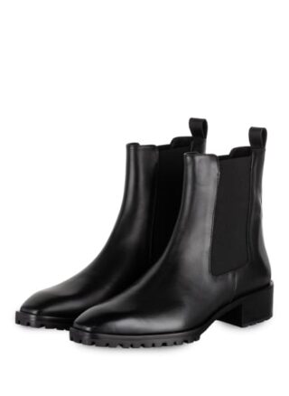 Caiman Novara Chelsea-Boots, Schwarz