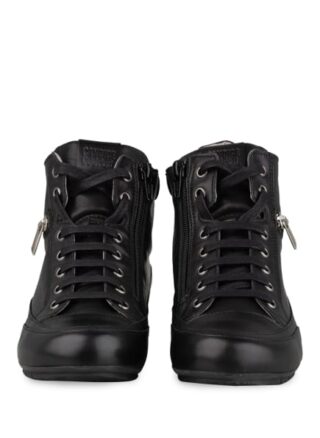 Candice Cooper Calgary Leder Sneaker, Schwarz