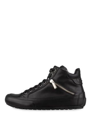 Candice Cooper Calgary Leder Sneaker, Schwarz