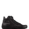 Candice Cooper Calgary Leder Sneaker, Schwarz