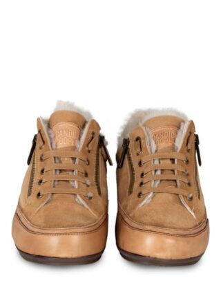 Candice Cooper Rock Leder Sneaker, Braun