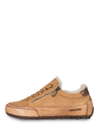 Candice Cooper Rock Leder Sneaker, Braun