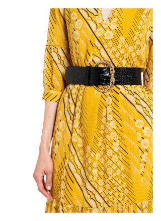 Claudie Pierlot Aserpent Ledergürtel, Schwarz