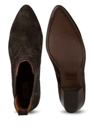 Closed Cowboy Boots, Braun