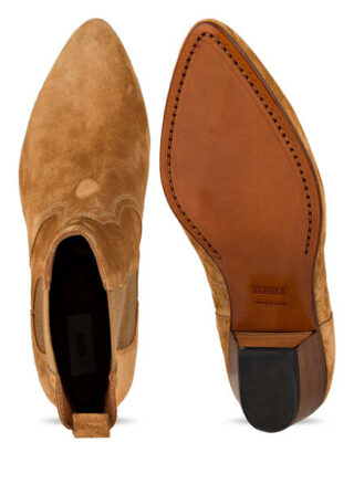 Closed Cowboy Boots, Braun