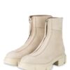 Copenhagen Biker Boots, Beige