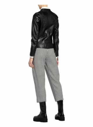 Darling Harbour Lederjacke, Schwarz