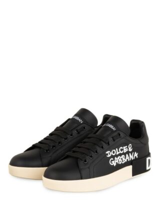 Dolce&Gabbana Portofino Sneaker, Schwarz