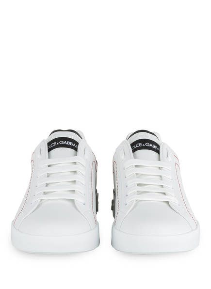 Dolce&Gabbana Portofino Sneaker Herren, Weiß